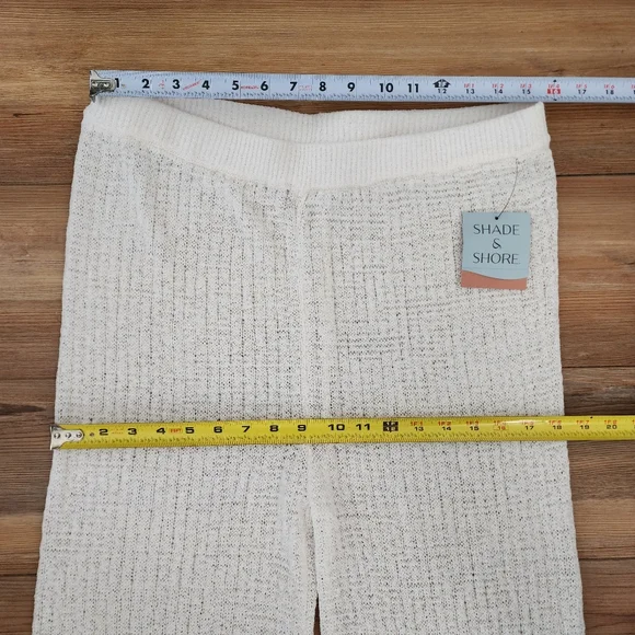 Shade & Shore Cover-up Pants Womens XL Cream Crochet NEW - Picture 5 of 9